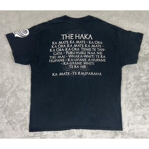 Warrior Culture Gear Shirt Mens Large Black The Haka Ka Mate Maori‎ Graphic NZ